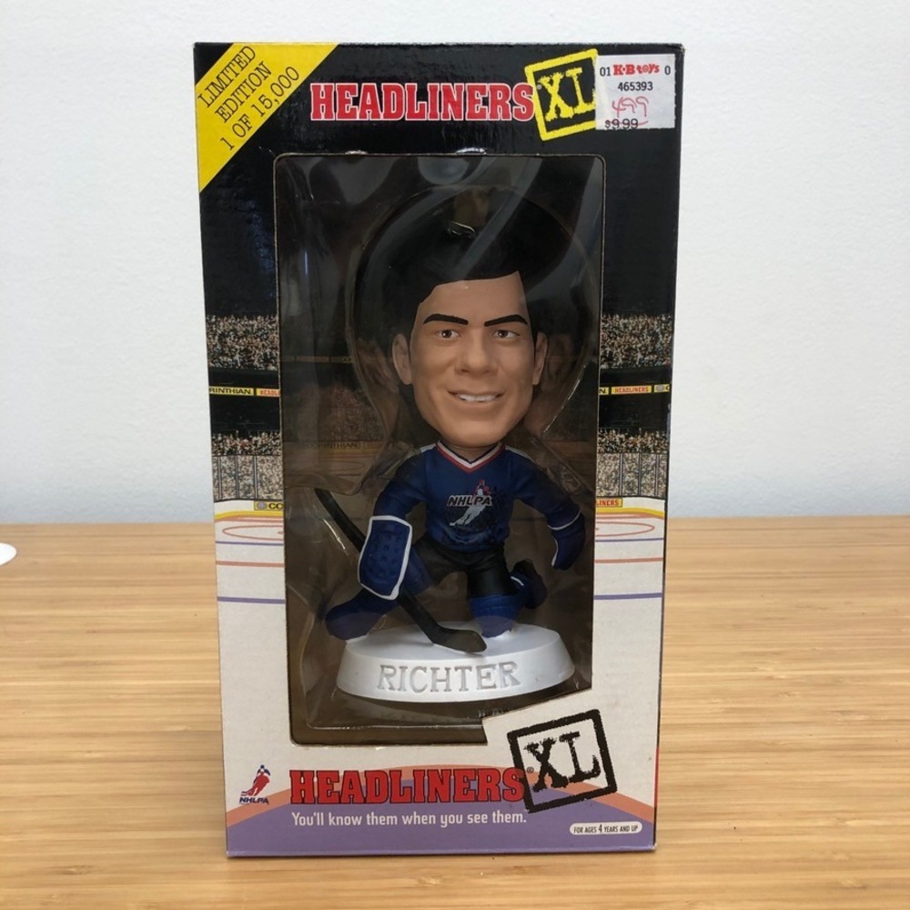 Corinthian‎ Headliners XL NHL Mike Richter Kids Blue 1998 Limited Edition 15000